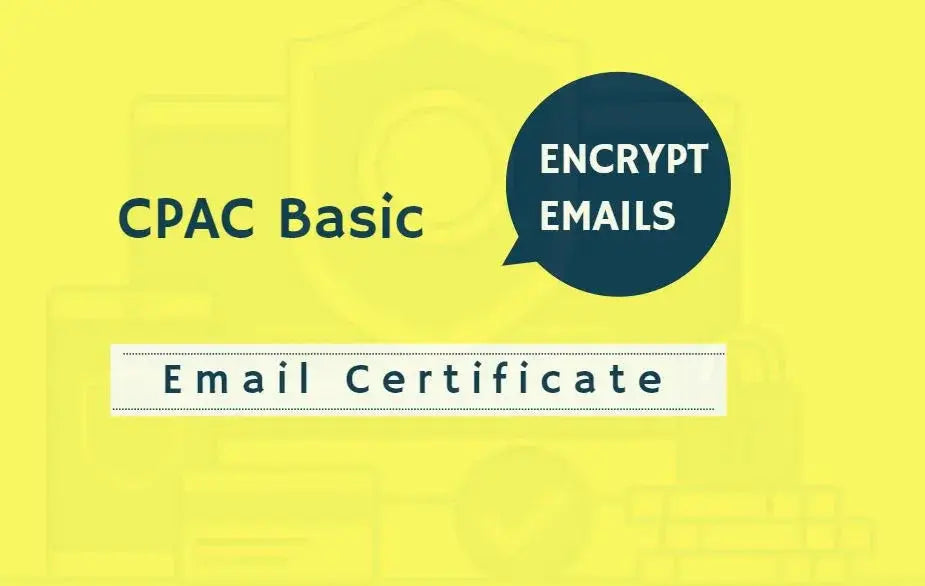 Email Certificate - CPAC Basic - THE SSL LOCK