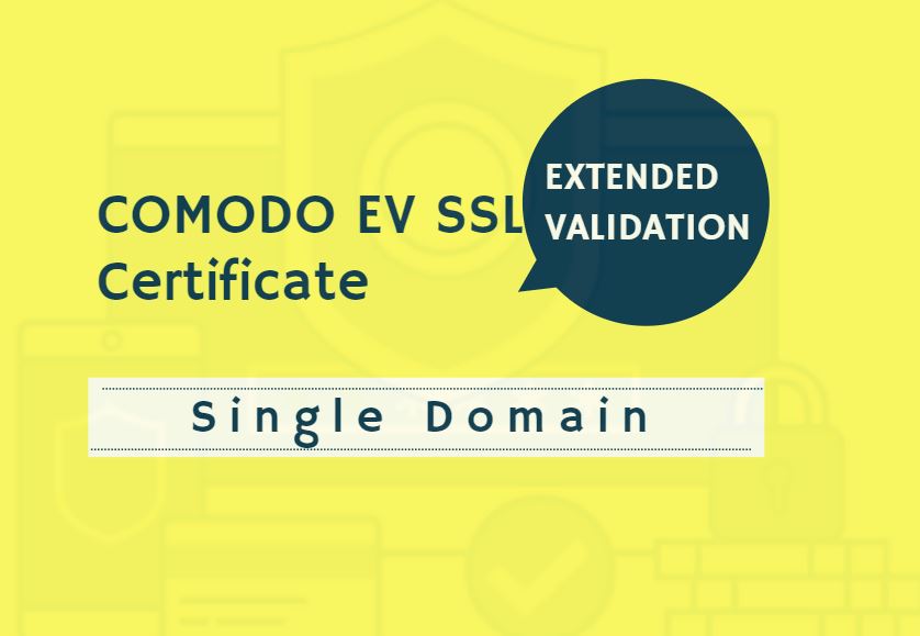 Single Domain COMODO EV SSL Certificate -  thessllock